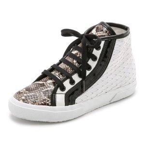 Superga X Rodarte snake high tops size EU 36 US 6